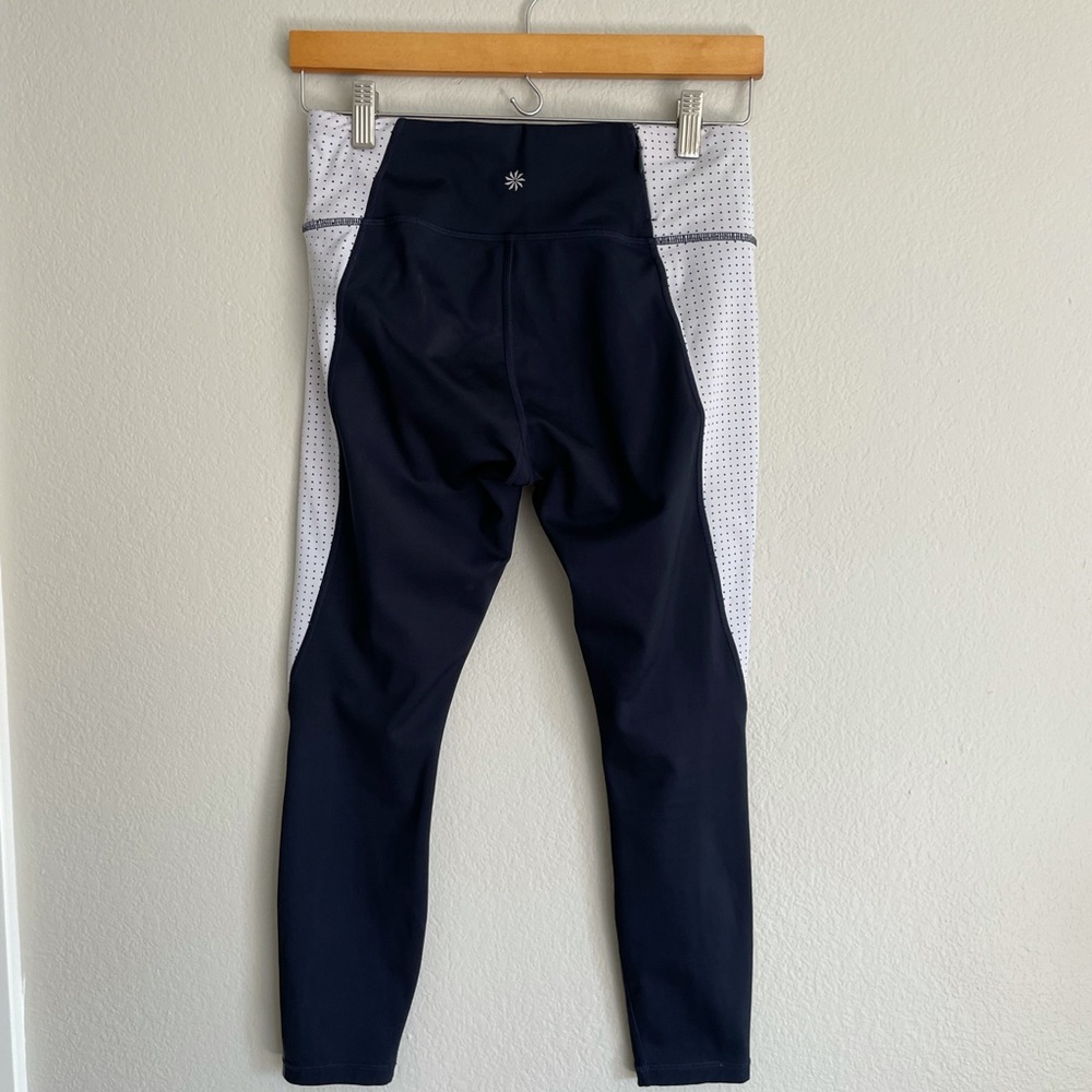 Navy Colorblocked Legging - Picture 2 of 5